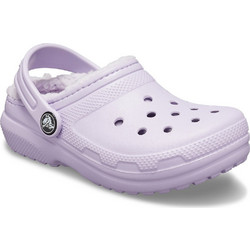 Crocs Χειμερινές Παιδικές Παντόφλες Λιλά 203506-50P