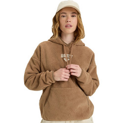 Roxy Cool Calling Γυναικείο Φούτερ Fleece με Κουκούλα & Τσέπες Καφέ ERJPF03221-CMA0