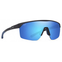 Maui Jim MJ0595S-003 Ανδρικά Γυαλιά Ηλίου Μάσκα Κοκάλινα Μαύρα με Μπλε Φακό
