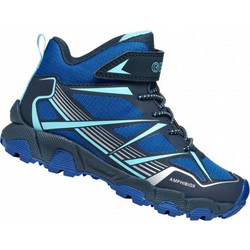 Geox Παιδικά Μποτάκια Royal Blue Αδιάβροχα με Σκρατς J563ZA0FU9JC4226
