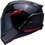 Spyder Exo Plain V2 Black Red Κράνος Μηχανής Full Face