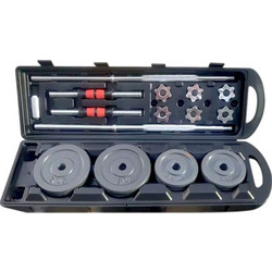 Tradesor 80062 Ρυθμιζόμενοι Αλτήρες Σετ με Μπάρα 50kg σε Βαλίτσακι