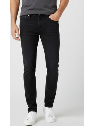 Fynch Hatton Denim Ανδρικό Τζιν Παντελόνι Ελαστικό Loose Εφαρμογή Μαύρο 1509-2922-999