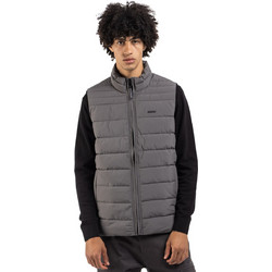 District75 Αμάνικο Ανδρικό Μπουφάν Puffer Γκρι 225MJA-275-072