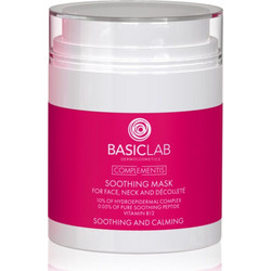 BasicLab Soothing Κρεμώδης Μάσκα Προσώπου για Καταπράυνση 50ml