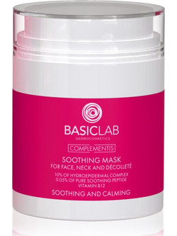 BasicLab Soothing Κρεμώδης Μάσκα Προσώπου για Καταπράυνση 50ml