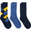 Gant Ανδρικές Κάλτσες Ψηλές Navy Μπλε Royal Blue 3Pack 3G9960314-433