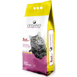 Olysand Baby Powder Άμμος Γάτας Μπετονίτης με Άρωμα Πούδρα 5lt