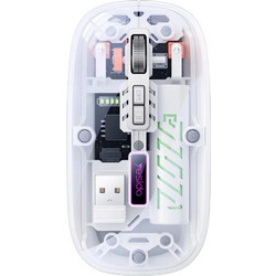 Yesido KB29 Ασύρματο Bluetooth Ποντίκι Transparent White