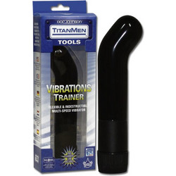 Doc Johnson TitanMen Vibration Trainer Πρωκτικός Δονητής Ασύρματος Μαύρος