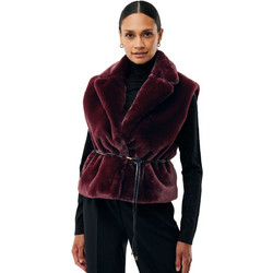 Mexx Αμάνικη Γυναικεία Γούνα Μπορντό MF006404353W-191718
