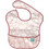 Bumkins SuperBib Lace Αδιάβροχη Σαλιάρα Πλαστική με Αυτοκόλλητο & Τσέπη 6m+ Ροζ