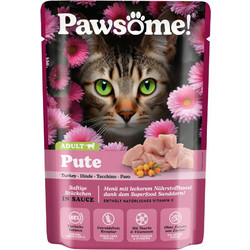 Pawsome Adult with Turkey in Sause 3x85gr