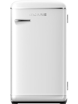 Morris MRS-21094W Retro Μονόπορτο Ψυγείο 93lt Υ85xΠ47xΒ44cm Λευκό
