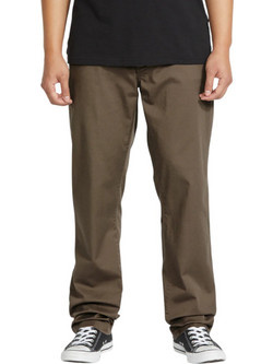 Volcom Ανδρικό Παντελόνι Chino Κανονική Εφαρμογή Καφέ A1132501-MSH