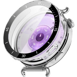 Techsuit Defense360 Pro Bezel Πλαστική Θήκη Tempered Glass για Huawei Watch GT6 41mm Διαφανής