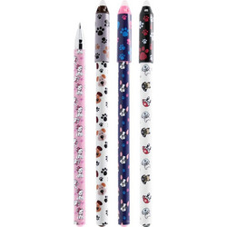 M&G Animals - Dogs Στυλό Gel που Σβήνει 0.7mm Μπλε 6936965463571