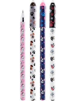 M&G Animals - Dogs Στυλό Gel που Σβήνει 0.7mm Μπλε 6936965463571
