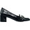 Envie Shoes Γόβες Λουστρίνι με Χοντρό Χαμηλό Τακούνι Μαύρες E84-22353-33