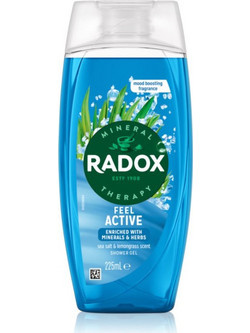 Radox Feel Active Ανδρικό Αφρόλουτρο σε Gel 225ml