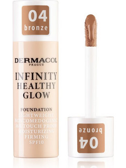 Dermacol Infinity Healthy Glow 04 Bronze Liquid Make Up SPF10 20ml