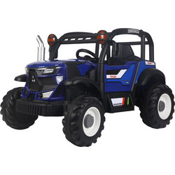 Homeone Ηλεκτροκίνητο Παιδικό Τρακτέρ 12V Μπλε 6602