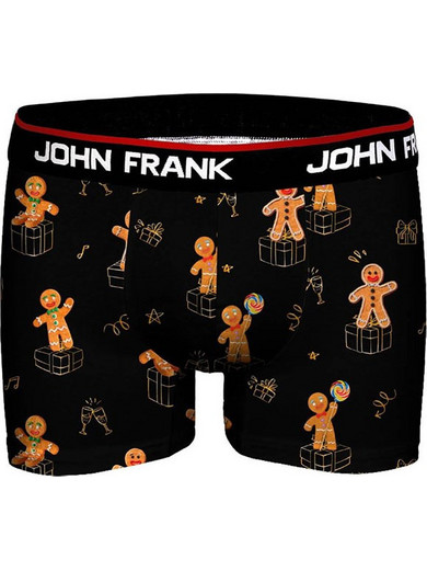 John Frank Ginger Ανδρικό Μποξεράκι Μαύρο JFBD47