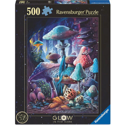 Puzzle Ravensburger Moonlight Mushrooms 500 Κομμάτια