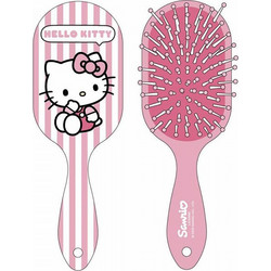 Hello Kitty Παιδική Βούρτσα Μαλλιών για Ξεμπέρδεμα Ροζ 8445484471564