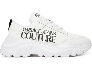 Versace Fondo Speedtrack Dis. Sc1 Ανδρικά Sneakers Chunky Λευκά 79YA3SC1ZPB45-003