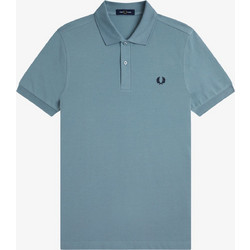 Fred Perry Ανδρική Μπλούζα Polo Κοντομάνικη Πετρόλ M6000-Z56