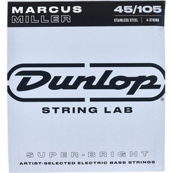 Dunlop Marcus Miller Σετ 4 Χορδές Ηλεκτρικού Μπάσου Stainless Steel 45-105" Medium Tension