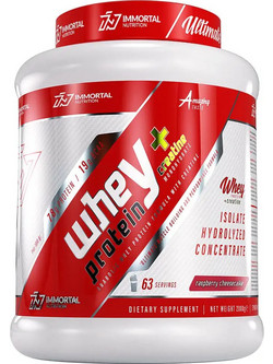 Immortal Nutrition Whey & Creatine Raspberry Cheesecake Πρωτεΐνη Ορού Γάλακτος Γράμμωσης 2kg