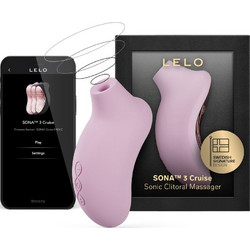 LELO Sona 3 Cruise Sonic Clitoral Massager Soft Κλειτοριδικός Δονητής για Ζευγάρια με App Control Ροζ