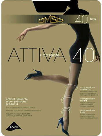 Omsa Καλσόν Σύσφιξης 40 Den Μαύρο 269