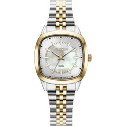 Roamer Stella Γυναικείο Ρολόι με Ασημί Χρυσό Μεταλλικό Μπρασελέ 966847472020