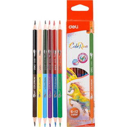 Deli ColoRun Duo Ξυλομπογιές Σετ 12τμχ