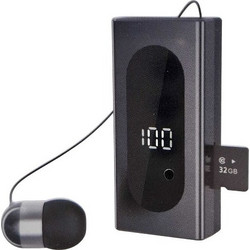 Tradesor K100 Ακουστικό Bluetooth In Ear Πέτου Black