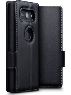 Terrapin Low Profile Leather Wallet Black (Xperia XZ2 Compact)