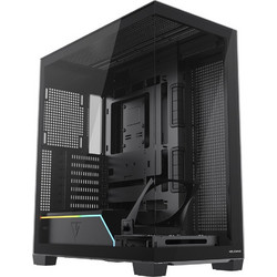 Modecom Volcano Stellar Plus Black Gaming Midi Tower Κουτί Υπολογιστή RGB με Πλαϊνό Παράθυρο