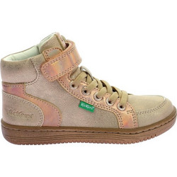Kickers Παιδικά Sneakers Μποτάκια Μπεζ Χρυσά 972720-30-113