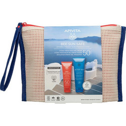 Apivita Bee Sun Safe Hydra Fresh Face Gel Cream SPF50 50ml + After Sun Gel Cream 100ml