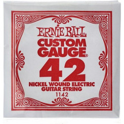 Ernie Ball 1142 Σετ 6 Χορδές Ηλεκτρικής Κιθάρας Nickel Plated Steel 42"
