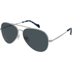 Invu INP1906 A Ανδρικά Γυαλιά Ηλίου Aviator Μεταλλικά Ασημί με Μαύρο Φακό