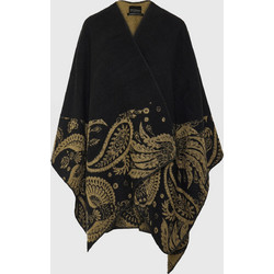 Funky Buddha Γυναικεία Ζακέτα Πόντσο Μακριά Μαύρη FBL012-132-10