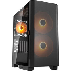 Cougar Airface Flo Black Midi Tower Κουτί Υπολογιστή με Πλαϊνό Παράθυρο