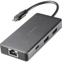 Vivanco HUB61ALLTPC USB-C Docking Station με HDMI PD Ethernet