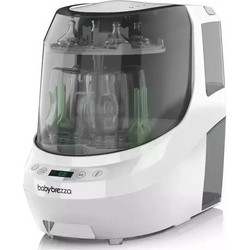 Baby Brezza Washer Pro Βρεφικός Αποστειρωτής Μπιμπερό Ηλεκτρικός με Στεγνωτήρα All White BRZ0189