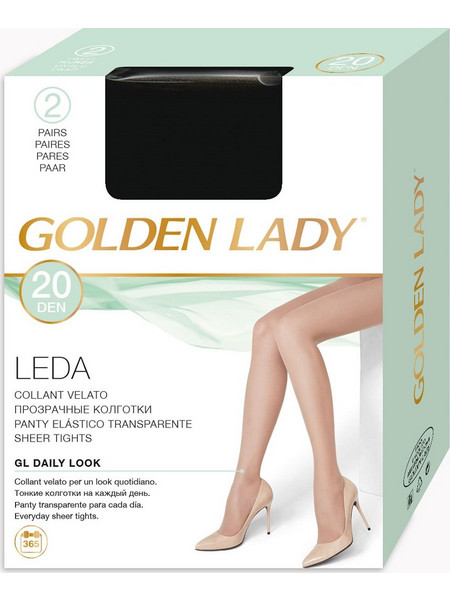 Golden Lady Leda Καλσόν 20 Den Μαύρο 22ΑΑΒ