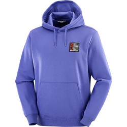 Salomon Freestyle Hoodie Ανδρικό Αθλητικό Φούτερ με Κουκούλα Μωβ LC2678900